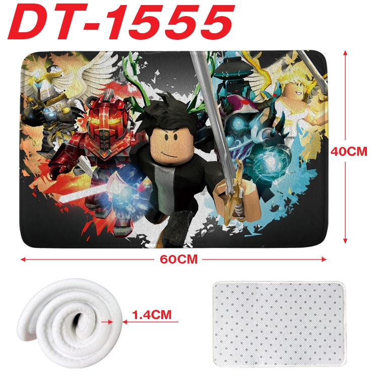 Robllox Animation full-color carpet floor mat 40x60X1.4cm  DT-1555