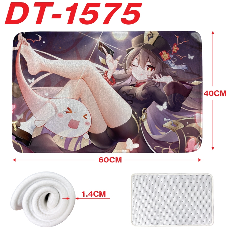 Genshin Impact Animation full-color carpet floor mat 40x60X1.4cm DT-1575