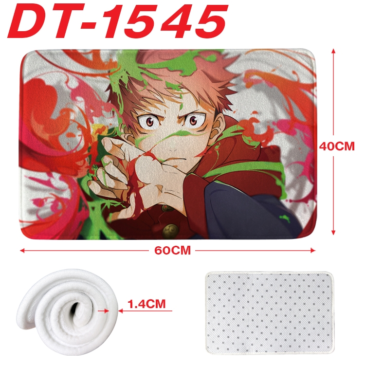Jujutsu Kaisen Animation full-color carpet floor mat 40x60X1.4cm DT-1545