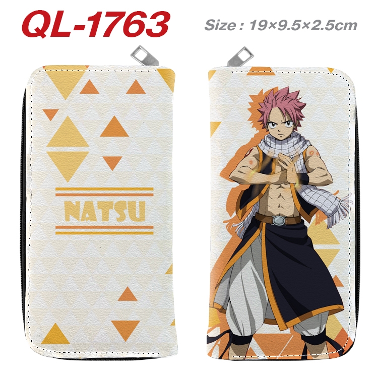Fairy tail Animation perimeter long zipper wallet 19.5x9.5x2.5cm QL-1763