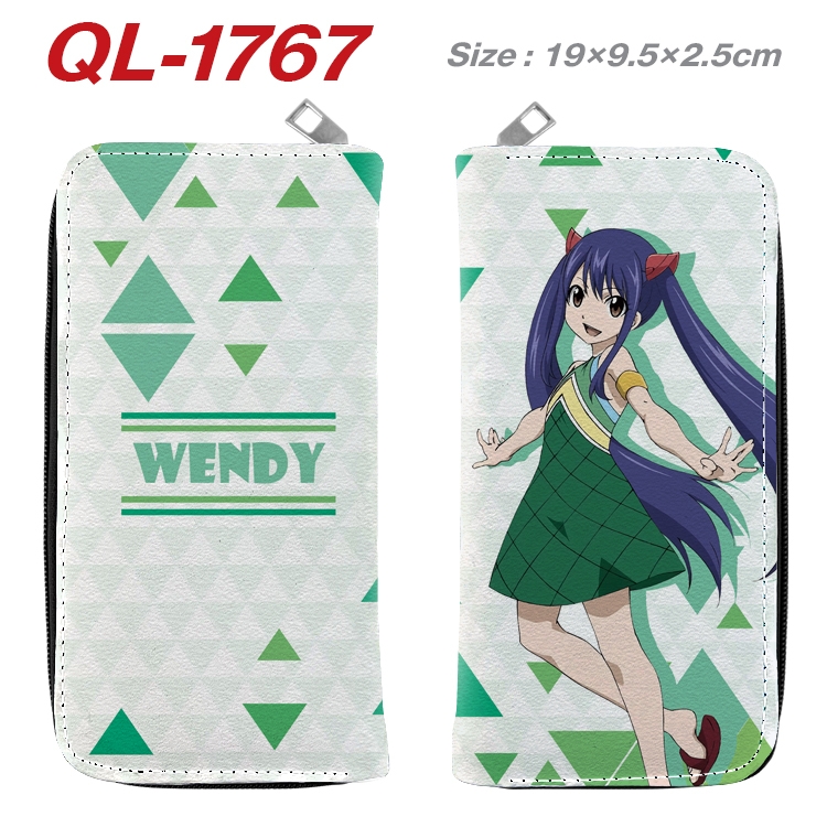 Fairy tail Animation perimeter long zipper wallet 19.5x9.5x2.5cm  QL-1767