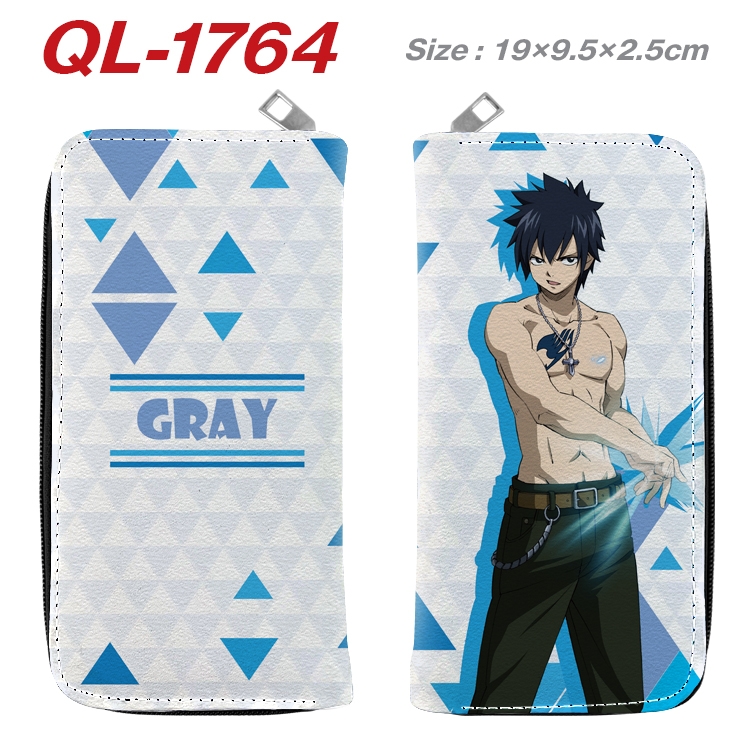 Fairy tail Animation perimeter long zipper wallet 19.5x9.5x2.5cm QL-1764