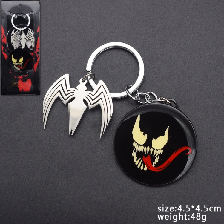 venom Animation cartoon series burning key chain schoolbag pendant