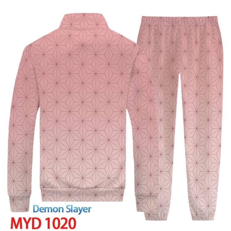 Demon Slayer Kimets Anime peripheral long sleeved sweater sports suit from XS to 4XL MYD-1020
