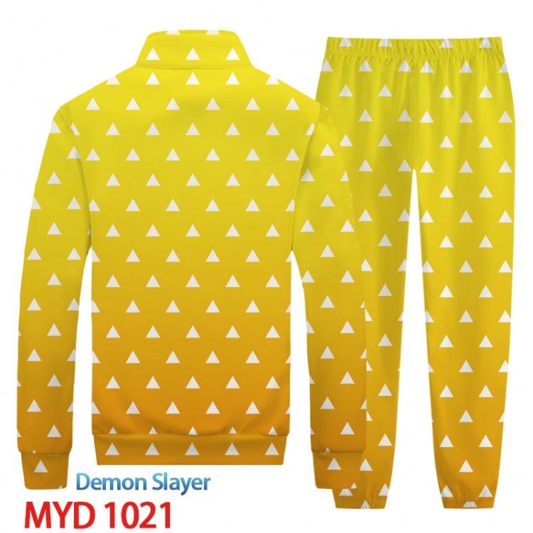 Demon Slayer Kimets Anime peripheral long sleeved sweater sports suit from XS to 4XL MYD-1021