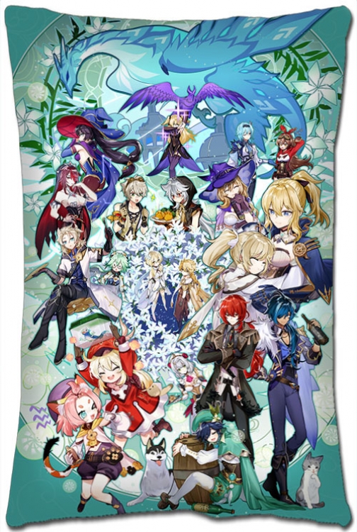 Genshin Impact Anime double-sided long throw pillow 40X60CM NO FILLING Y1-187