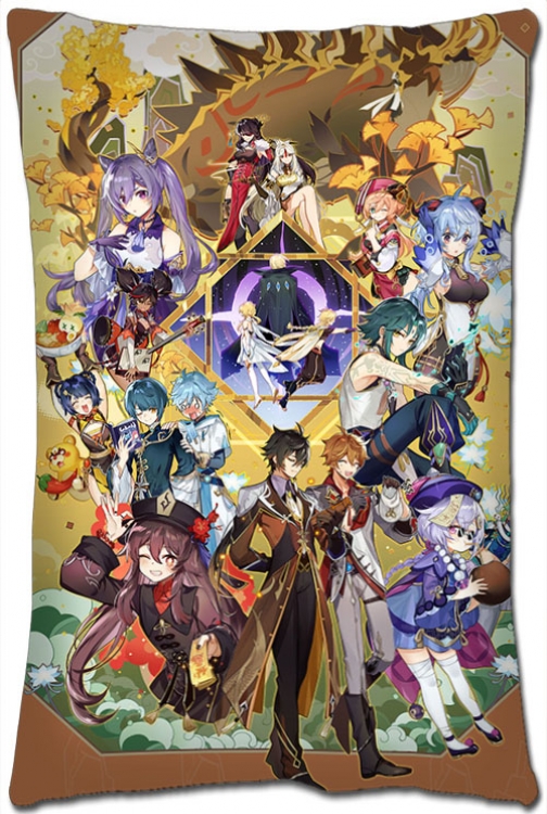 Genshin Impact Anime double-sided long throw pillow 40X60CM NO FILLING Y1-245
