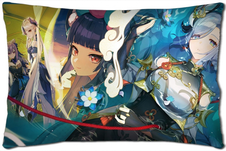 Genshin Impact Anime double-sided long throw pillow 40X60CM NO FILLING  Y1-371