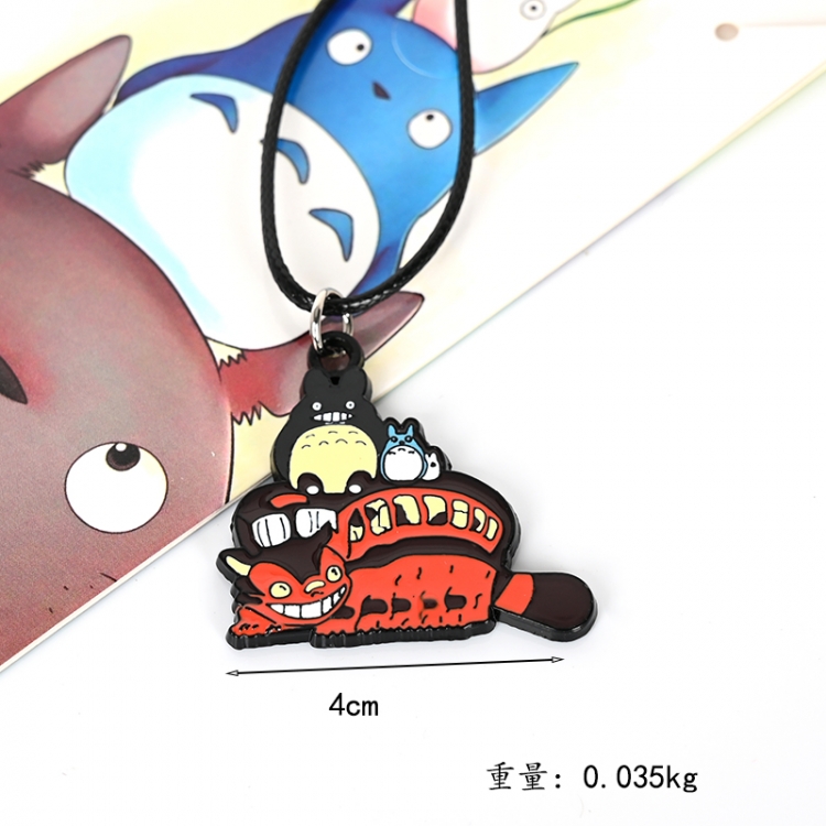 TOTORO Animation peripheral leather rope necklace pendant price for 5 pcs