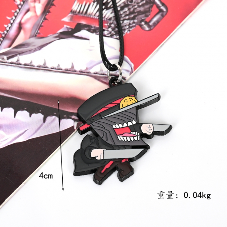 Chainsaw man Animation peripheral leather rope necklace pendant price for 5 pcs