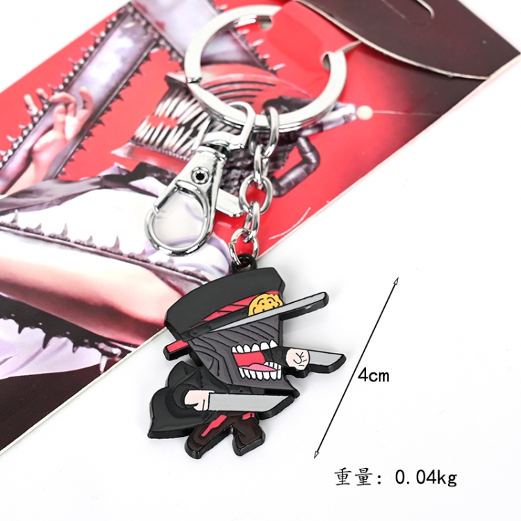 Chainsaw man Animation metal key chain pendant price for 5 pcs