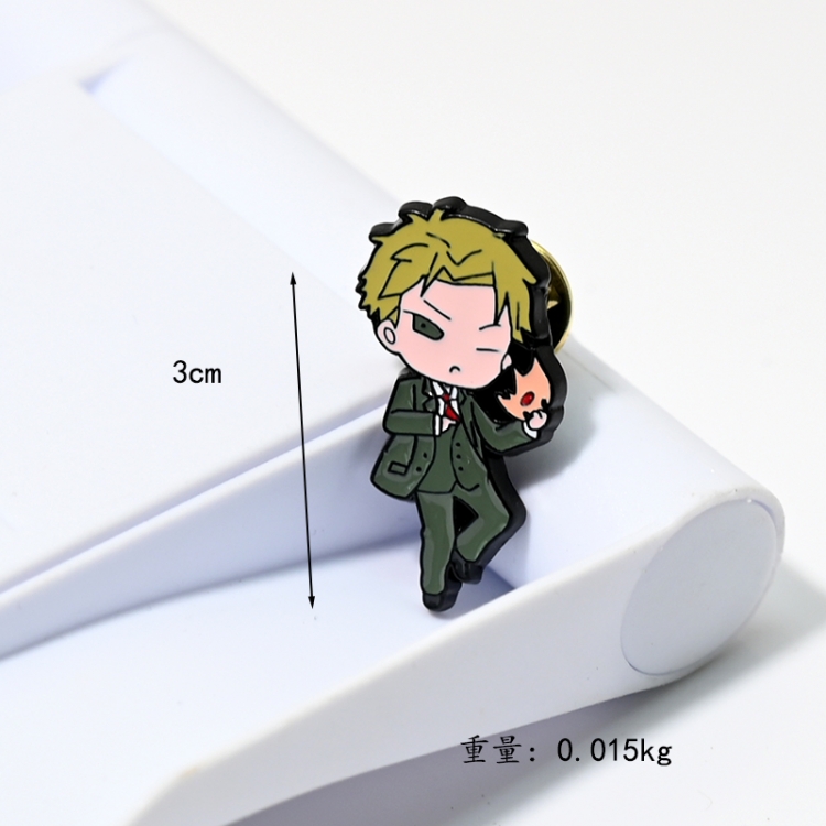 SPY×FAMILY  Cartoon metal brooch badge price for 5 pcs