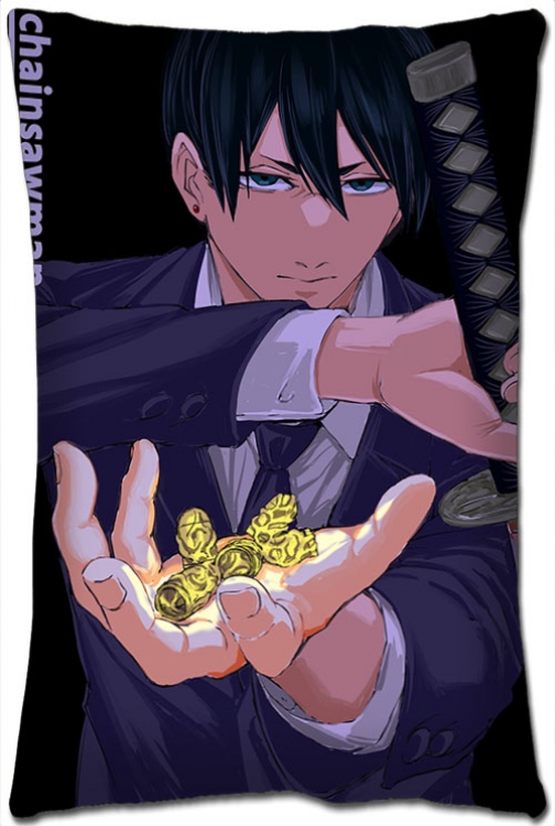 Chainsaw man  Anime double-sided long throw pillow 40X60CM NO FILLING  D3-66