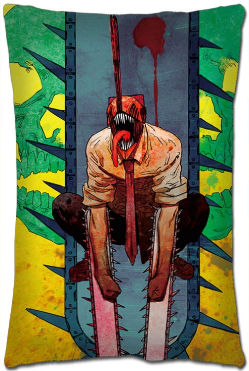 Chainsaw man Anime double-sided long throw pillow 40X60CM NO FILLING D3-54