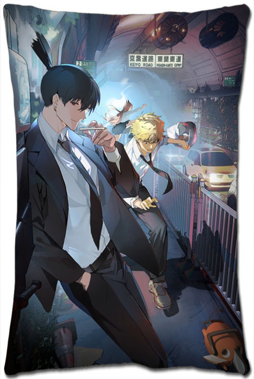 Chainsaw man  Anime double-sided long throw pillow 40X60CM NO FILLING D3-12