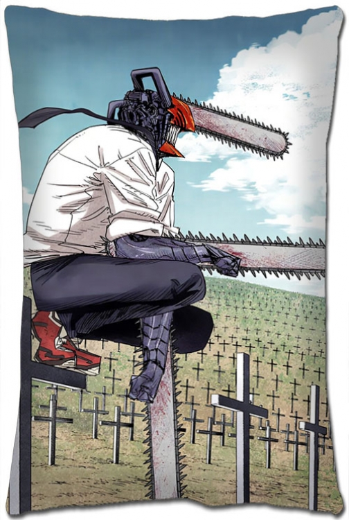 Chainsaw man Anime double-sided long throw pillow 40X60CM NO FILLING  D3-53