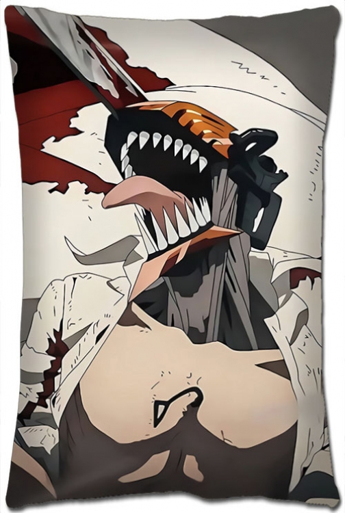 Chainsaw man Anime double-sided long throw pillow 40X60CM NO FILLING D3-36