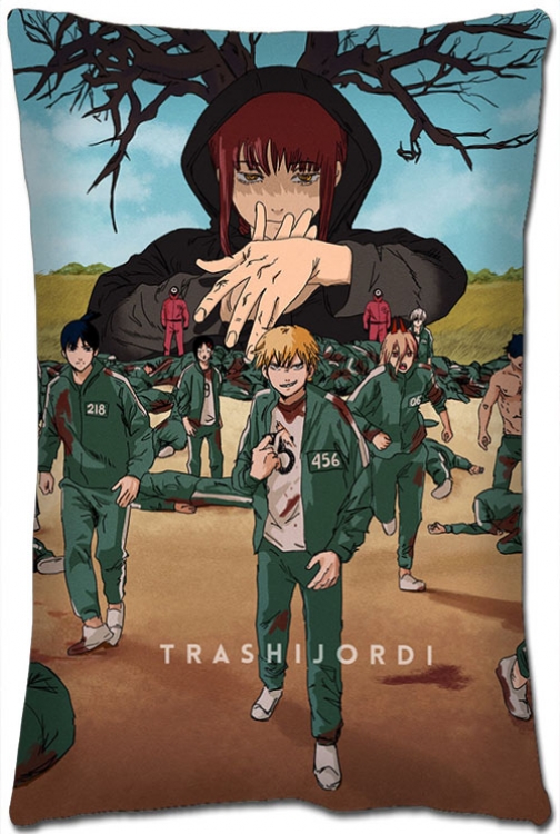 Chainsaw man Anime double-sided long throw pillow 40X60CM NO FILLING D3-27