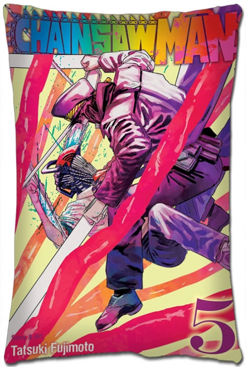 Chainsaw man Anime double-sided long throw pillow 40X60CM NO FILLING D3-61