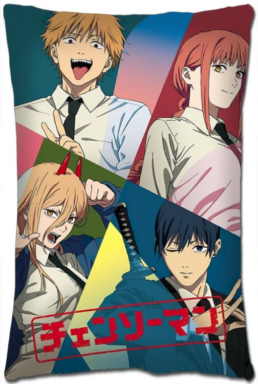 Chainsaw man Anime double-sided long throw pillow 40X60CM NO FILLING  D3-25