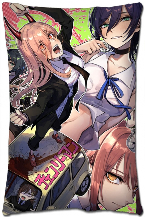 Chainsaw man Anime double-sided long throw pillow 40X60CM NO FILLING D3-22