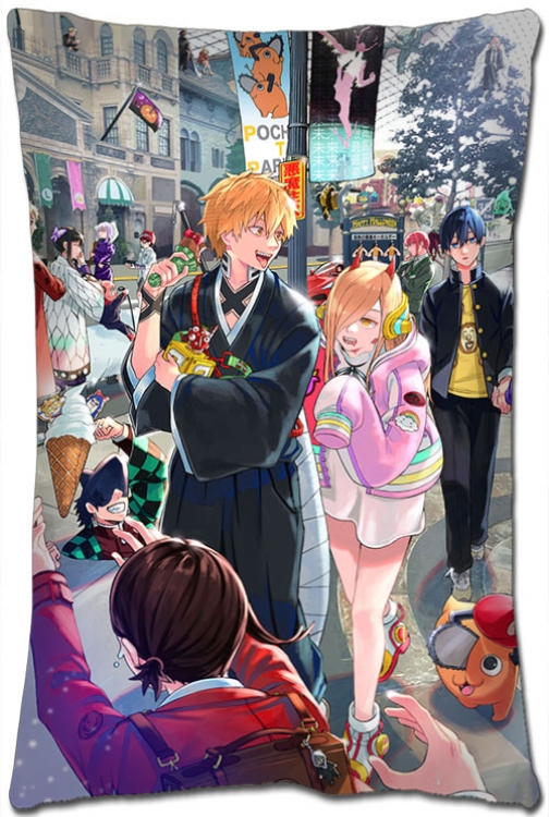 Chainsaw man Anime double-sided long throw pillow 40X60CM NO FILLING  D3-72