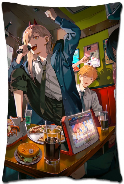 Chainsaw man Anime double-sided long throw pillow 40X60CM NO FILLING  D3-14