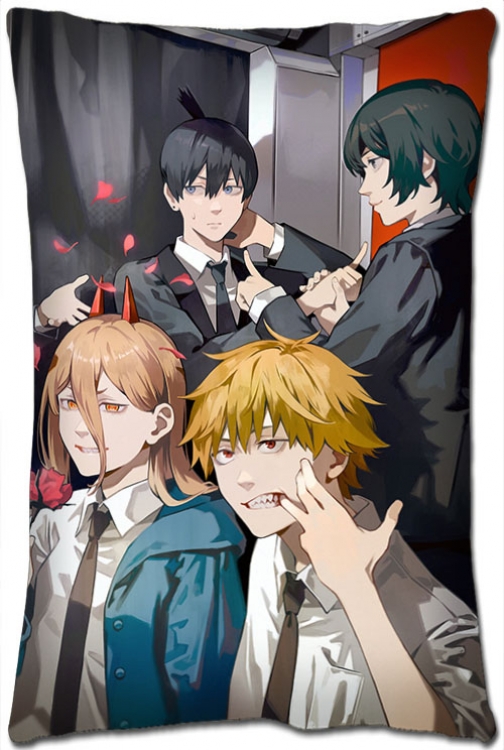 Chainsaw man Anime double-sided long throw pillow 40X60CM NO FILLING  D3-20
