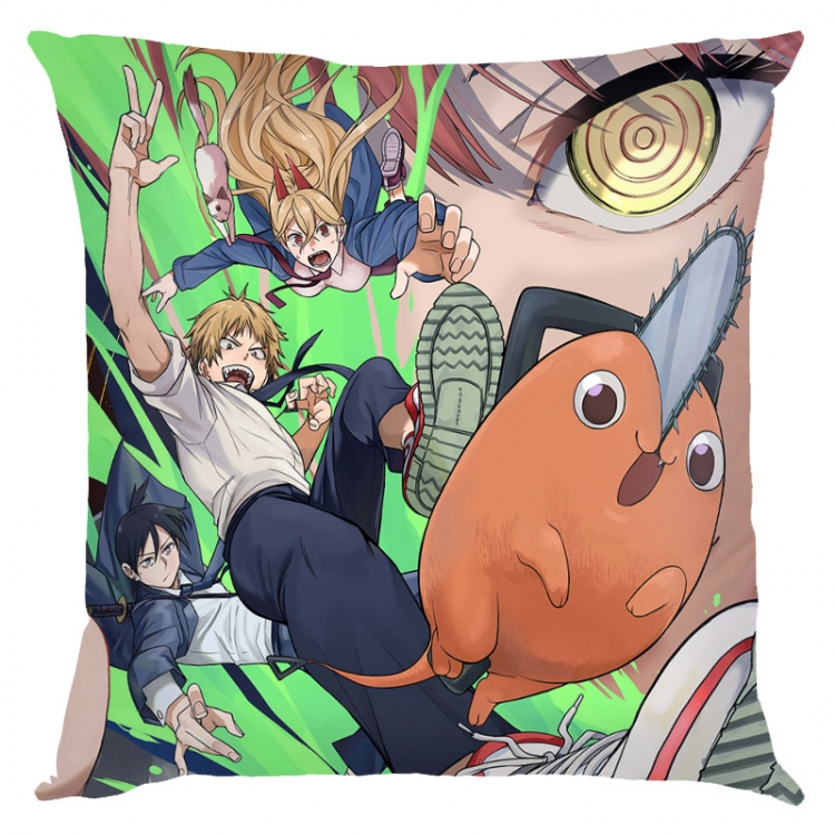 Chainsaw man Anime square full-color pillow cushion 45X45CM NO FILLING D3-3