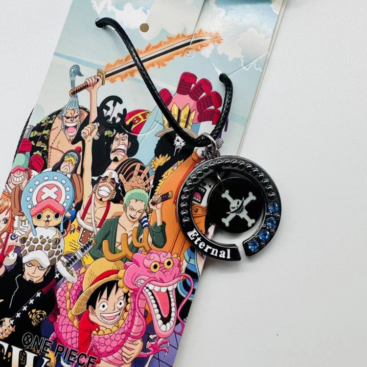 One Piece Animation peripheral leather rope necklace pendant accessories price for 5 pcs