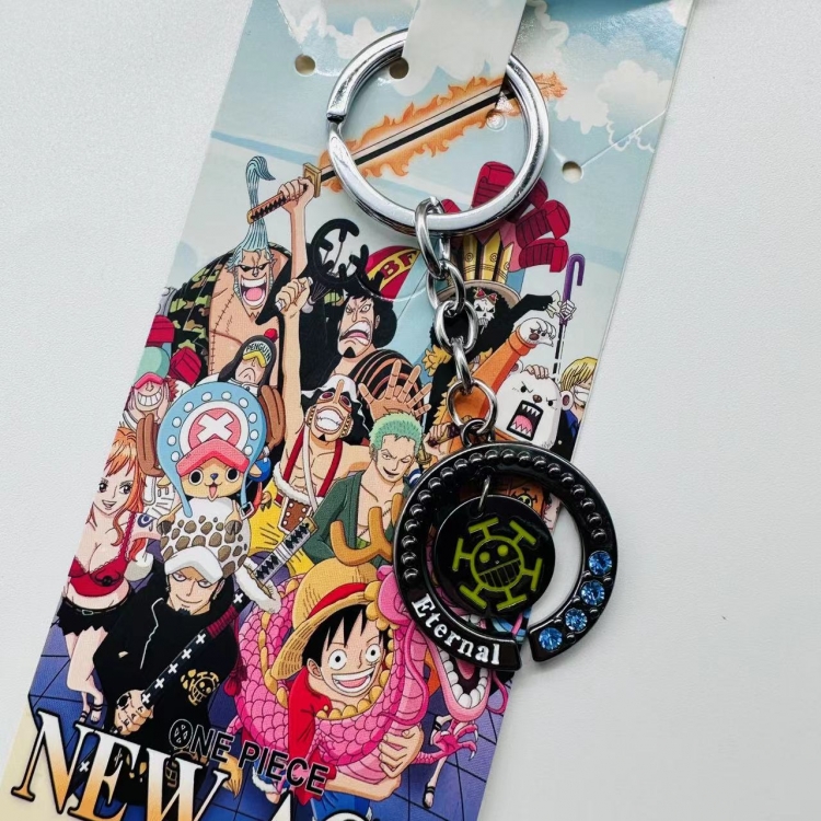 One Piece Animation metal key chain pendant price for 5 pcs