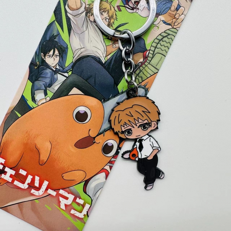 Chainsaw man Animation metal key chain pendant  price for 5 pcs