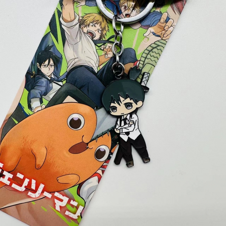 Chainsaw man Animation metal key chain pendant  price for 5 pcs