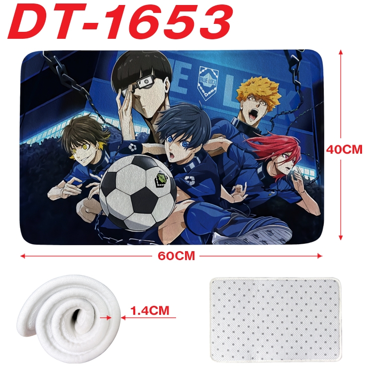 BLUE LOCK Animation full-color carpet floor mat 40x60X1.4cm DT-1653