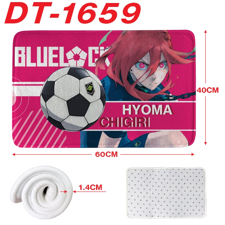 BLUE LOCK Animation full-color carpet floor mat 40x60X1.4cm DT-1659