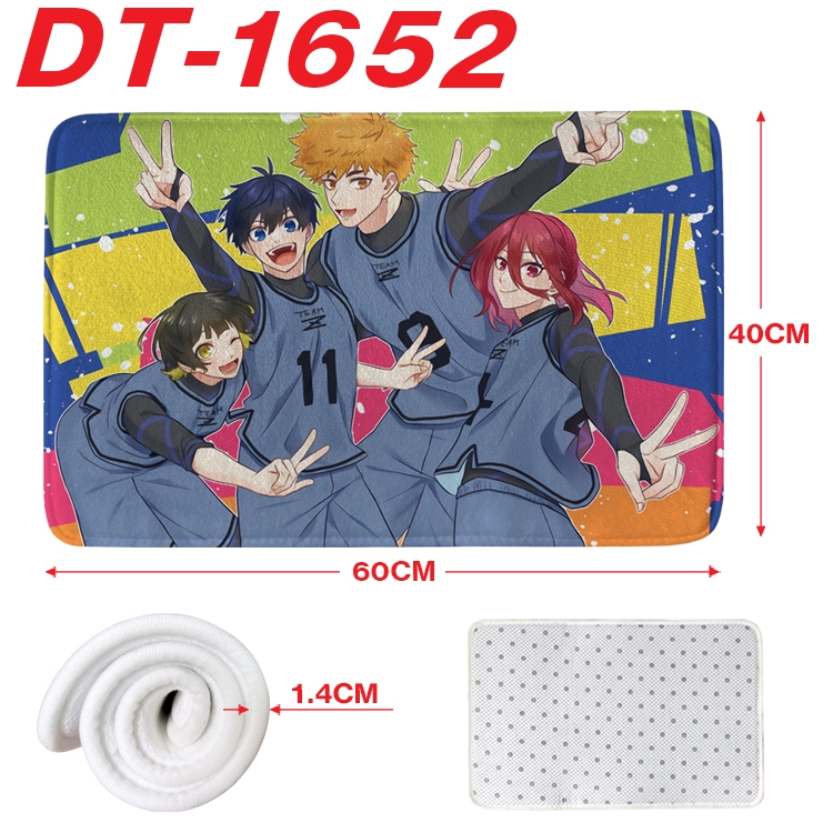 BLUE LOCK Animation full-color carpet floor mat 40x60X1.4cm DT-1652