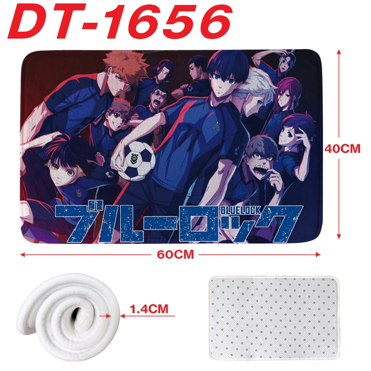 BLUE LOCK Animation full-color carpet floor mat 40x60X1.4cm DT-1656