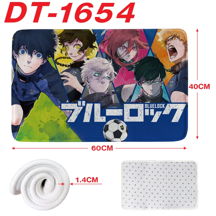 BLUE LOCK Animation full-color carpet floor mat 40x60X1.4cm DT-1654