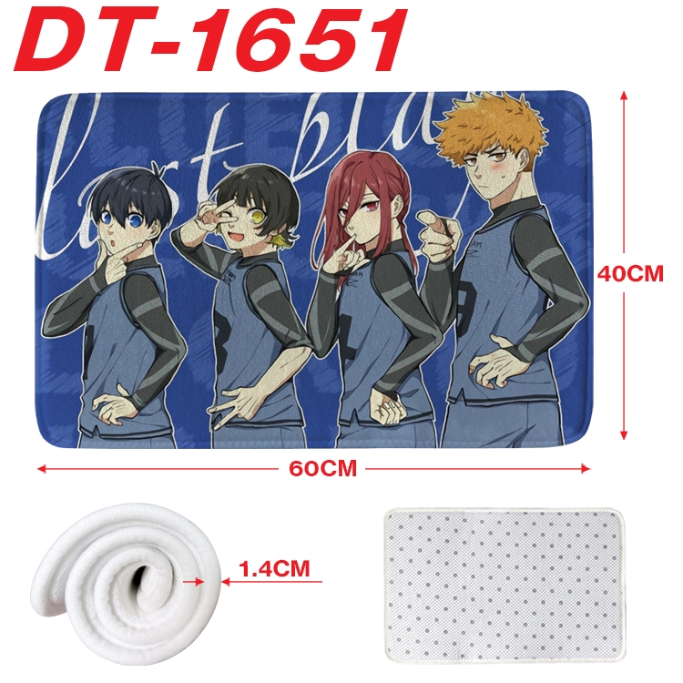 BLUE LOCK Animation full-color carpet floor mat 40x60X1.4cm DT-1651