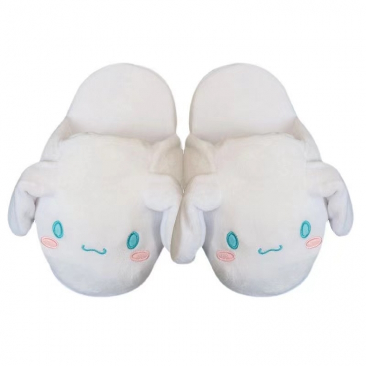 Cinnamoroll Half pack slippers Cartoon cute plush cotton slippers Indoor anti-skid warmth average size price for 2 pairs