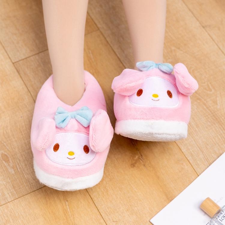 big white goose All inclusive slippers Cartoon plush cotton slippers Indoor anti-skid thermal insulation price for 2 pai