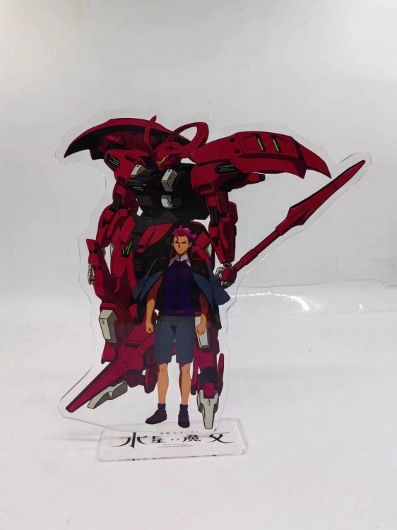 Gundam Anime Laser Acrylic Humanoid  keychain Standing Plates