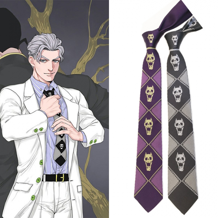 JoJos Bizarre Adventure Purple COS Jiliang Jiying Skull Tie price for 2 pcs