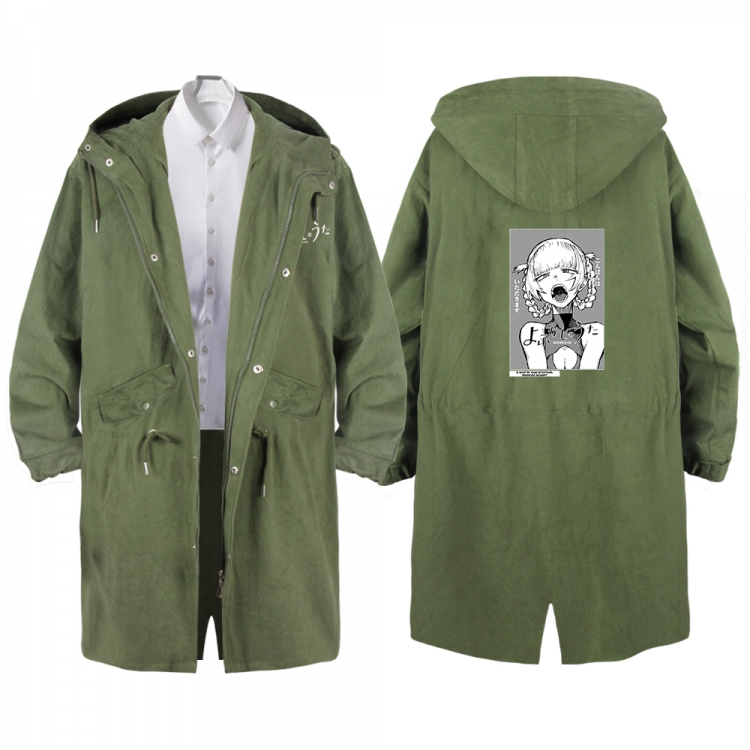 Call of the Night Anime Peripheral Hooded Long Windbreaker Jacket from S to 3XL