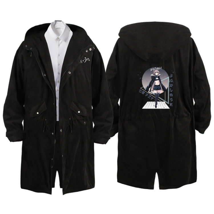 Call of the Night Anime Peripheral Hooded Long Windbreaker Jacket from S to 3XL