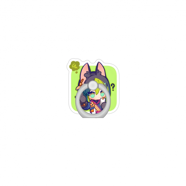 Genshin Impact Anime Peripheral Acrylic Ring Buckle Phone Holder price for 5 pcs