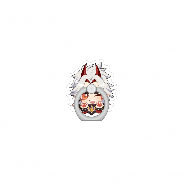 Genshin Impact Anime Peripheral Acrylic Ring Buckle Phone Holder price for 5 pcs