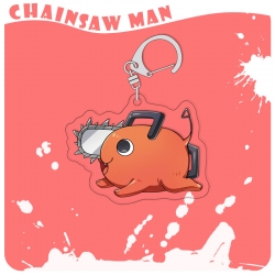 Chainsaw man acrylic pendant b...