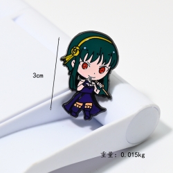 SPY×FAMILY  Cartoon metal broo...