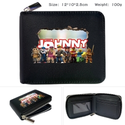 Robllox Anime zipper black lea...